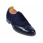 Pantofi casual barbati din piele naturala bleumarin L870LVBLM